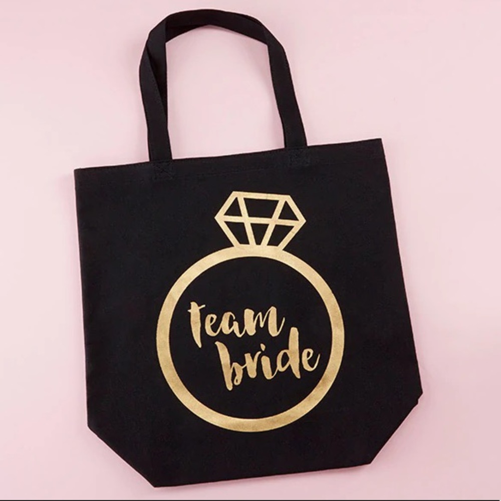NWT Kate Aspin “Team Bride” Canvas Tote